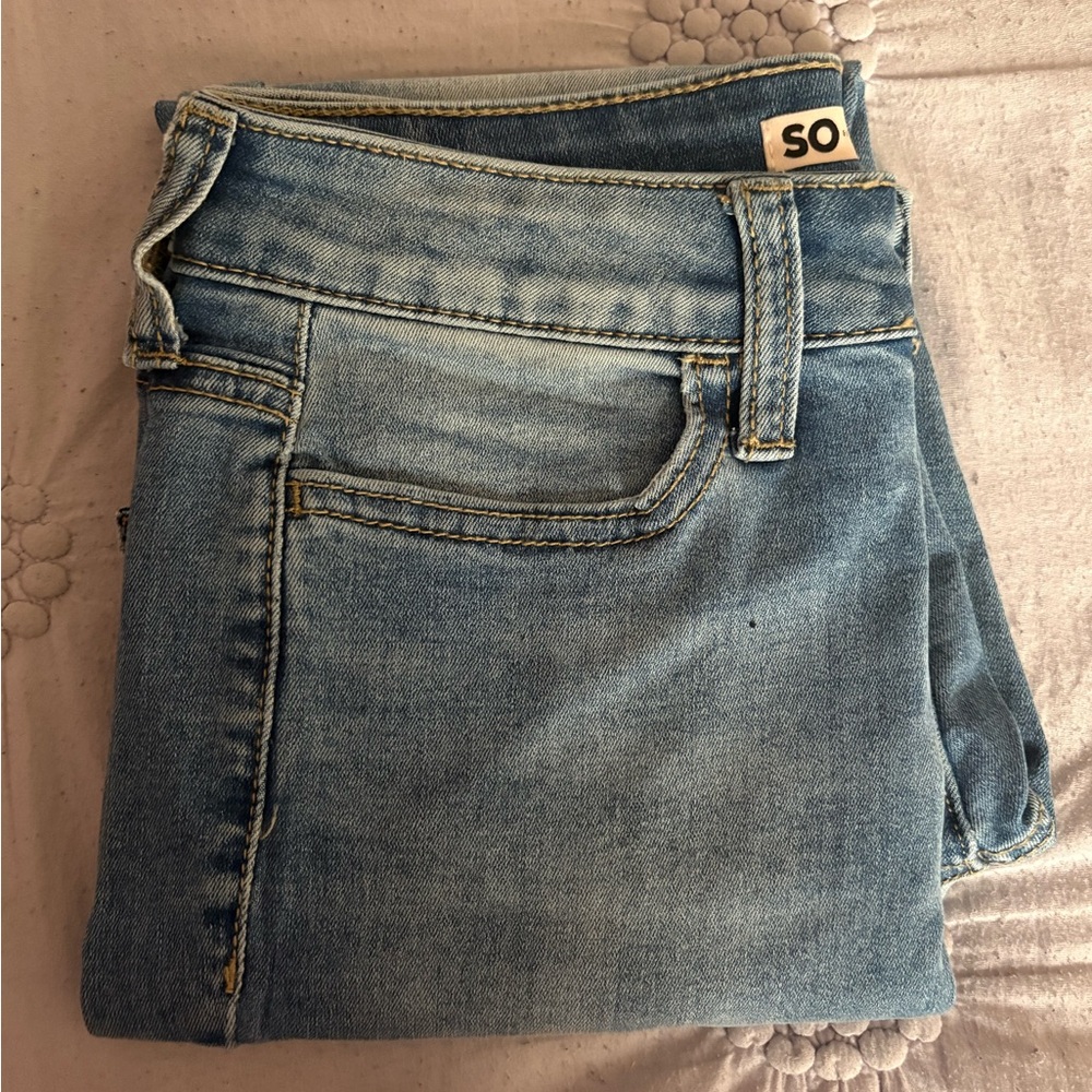 SO Brand Light-Wash HighRise Jeggings